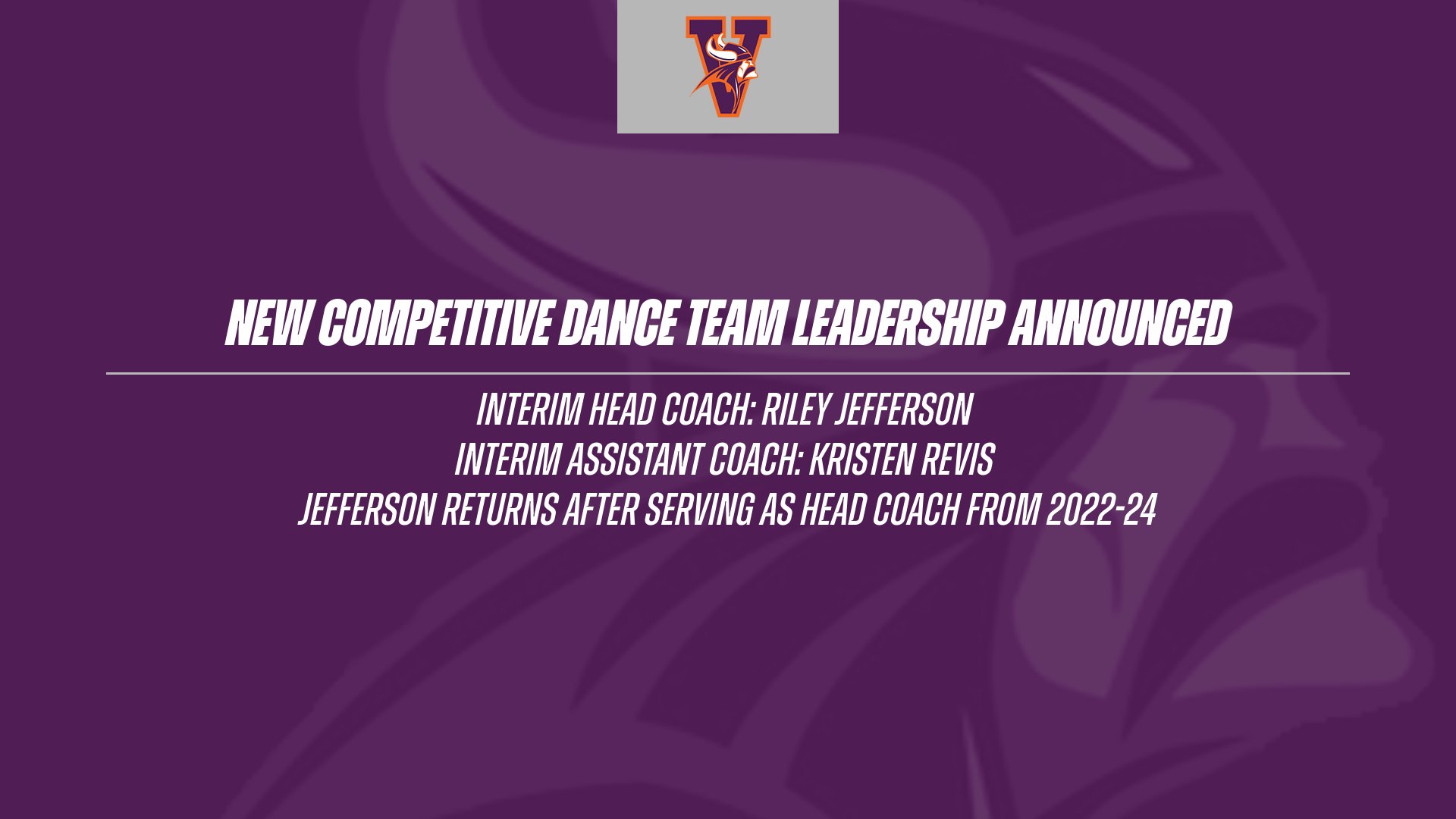 New Dance Team Leadership Announced