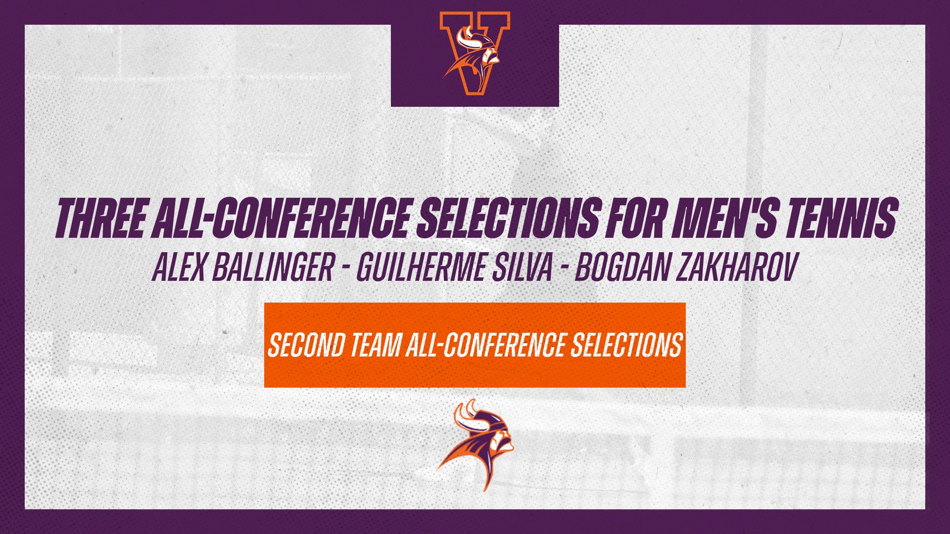 Men's Tennis Recognized With Three All-Conference Selections
