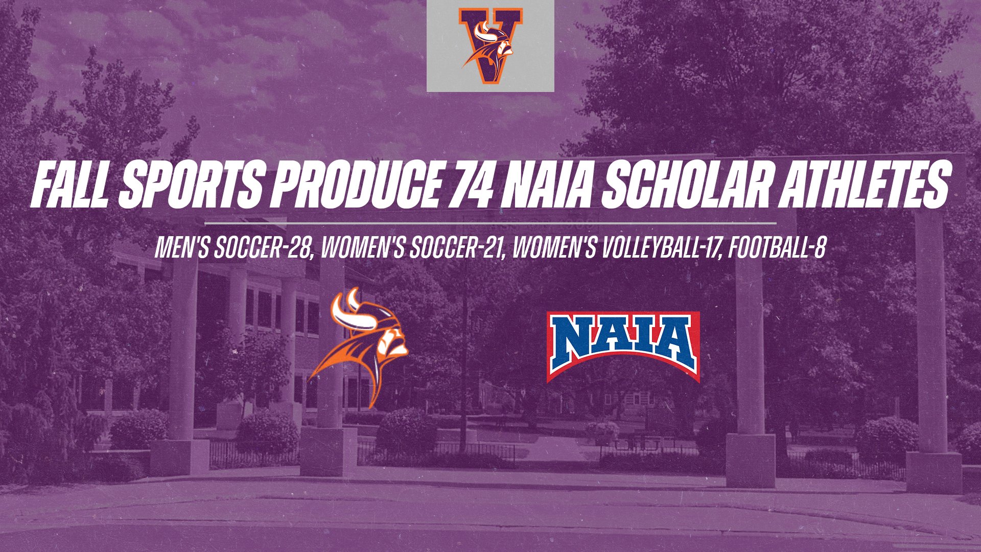 Fall Sports Produce More than 70 NAIA Scholar Athletes
