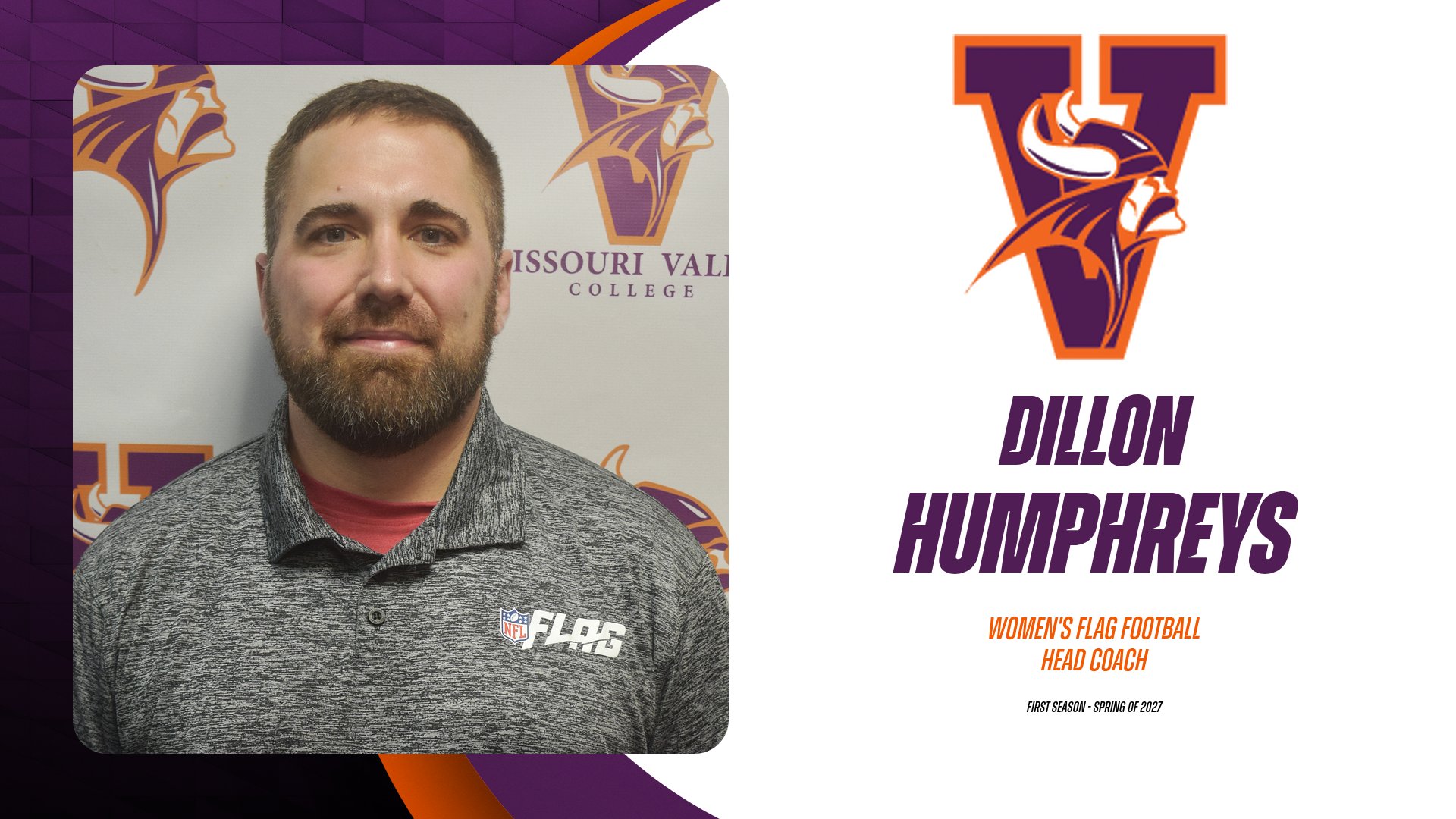 Dillon Humphreys Hired as First Women's Flag Football Head Coach