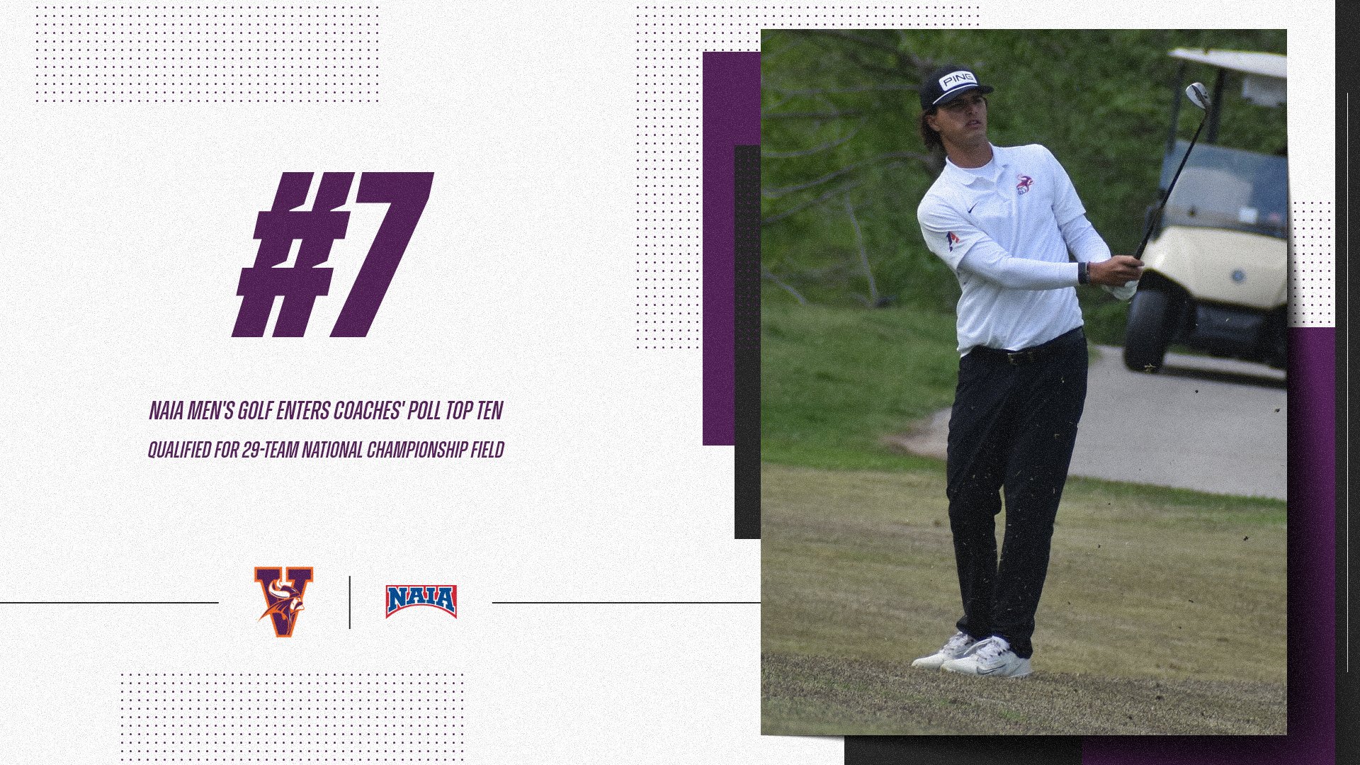 Men's Golf Finishes in Coaches' Poll Top Ten