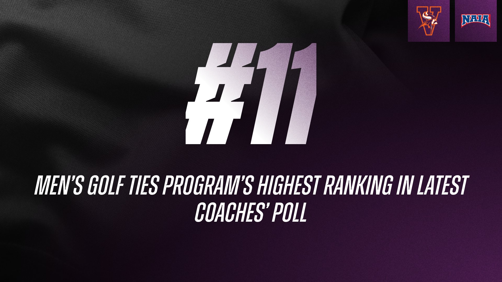 Men's Golf Moves Up to No. 11 in Latest Coaches' Poll