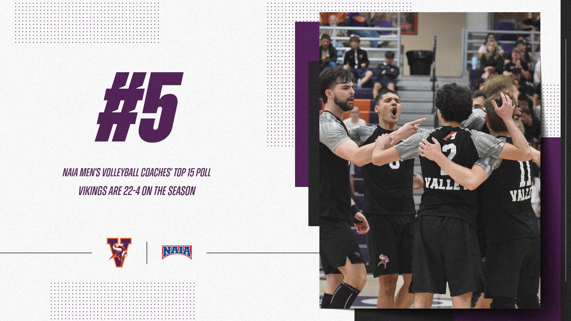 Men's Volleyball Stays in Coaches' Poll Top Five