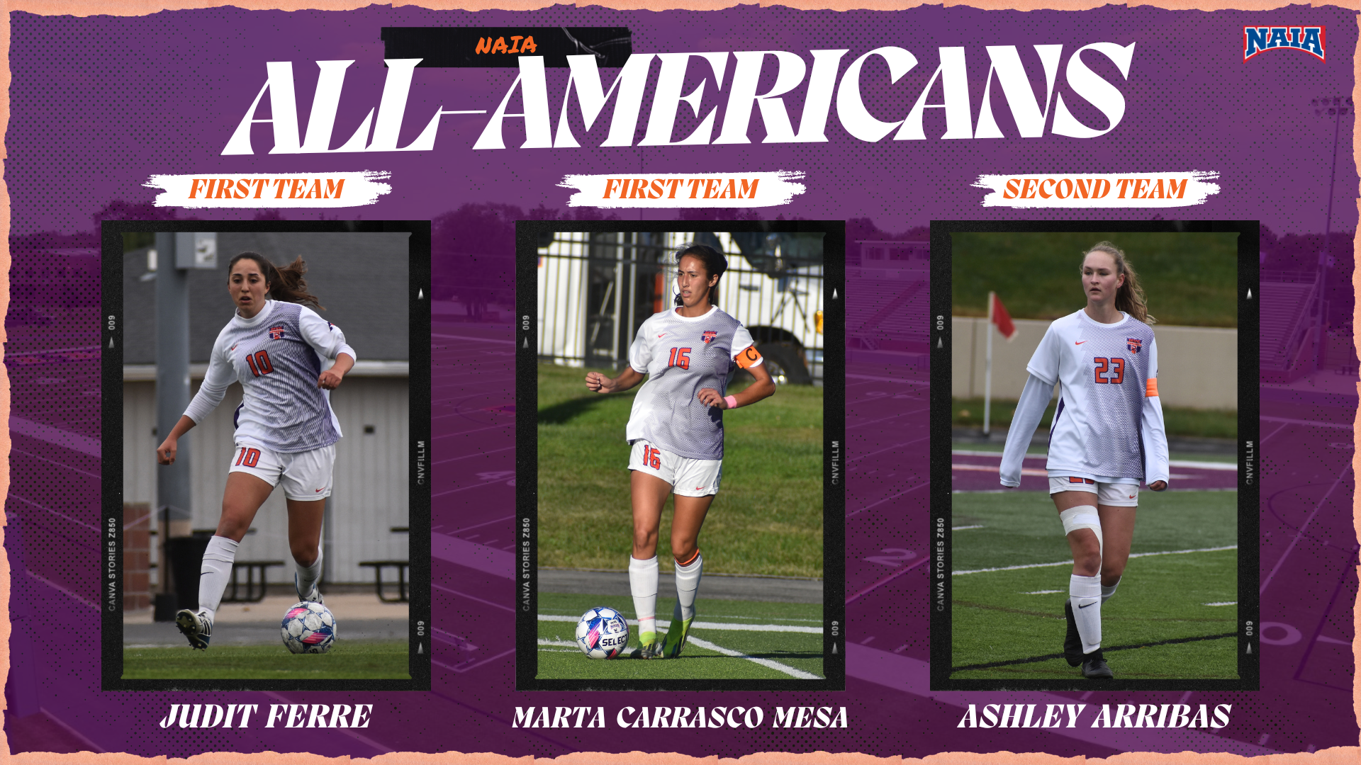 Women's Soccer Recognized With Three NAIA All-Americans
