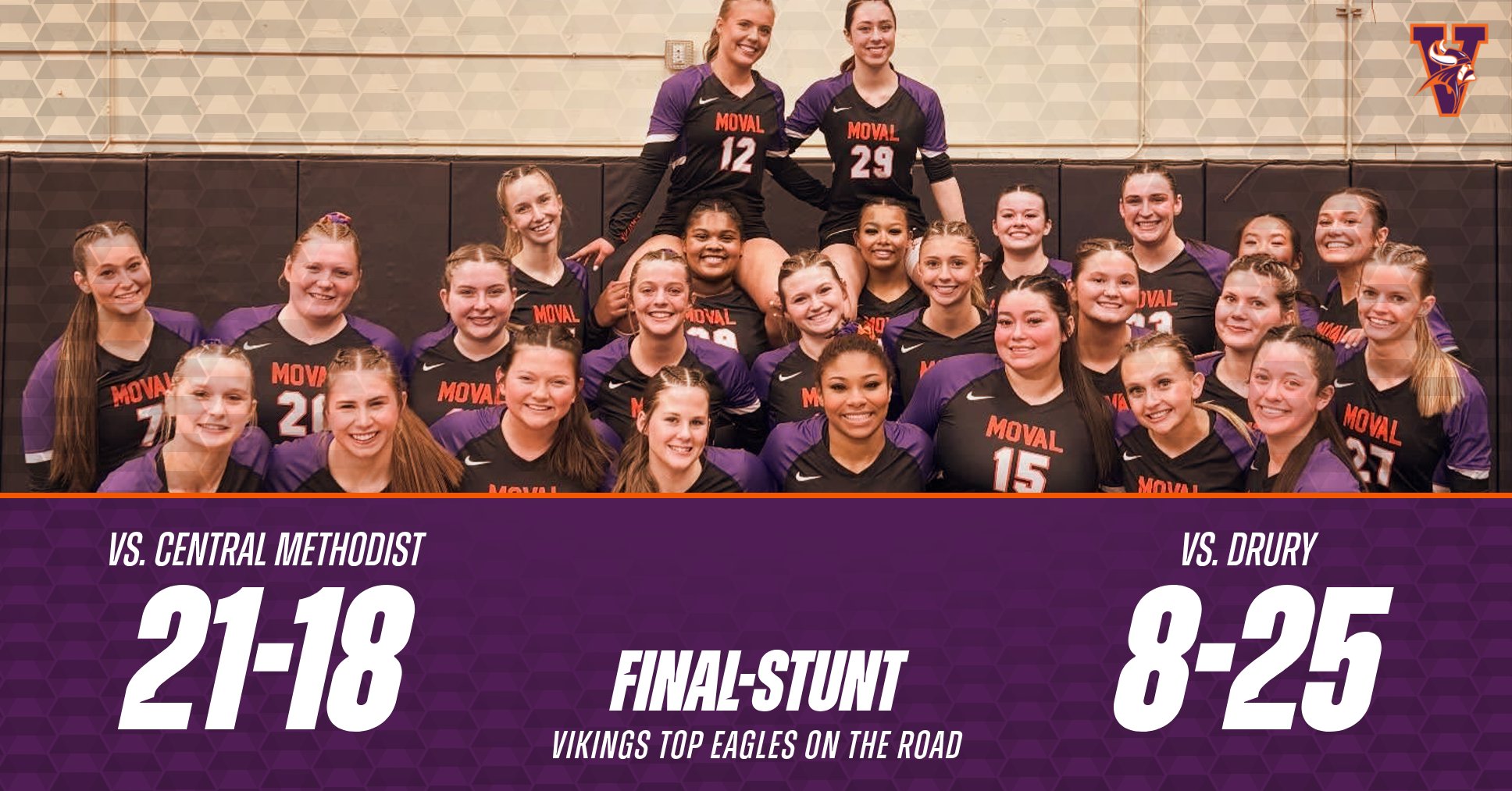 STUNT Tops Central Methodist  on the Road