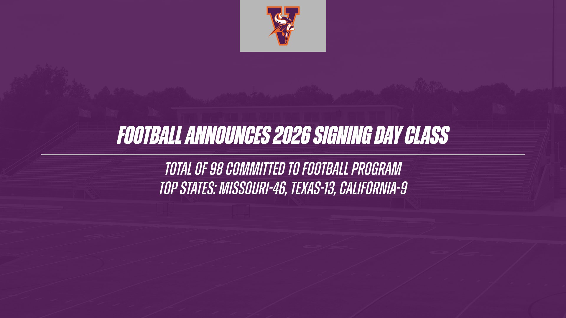 Football Announces 2026 Signing Day Class