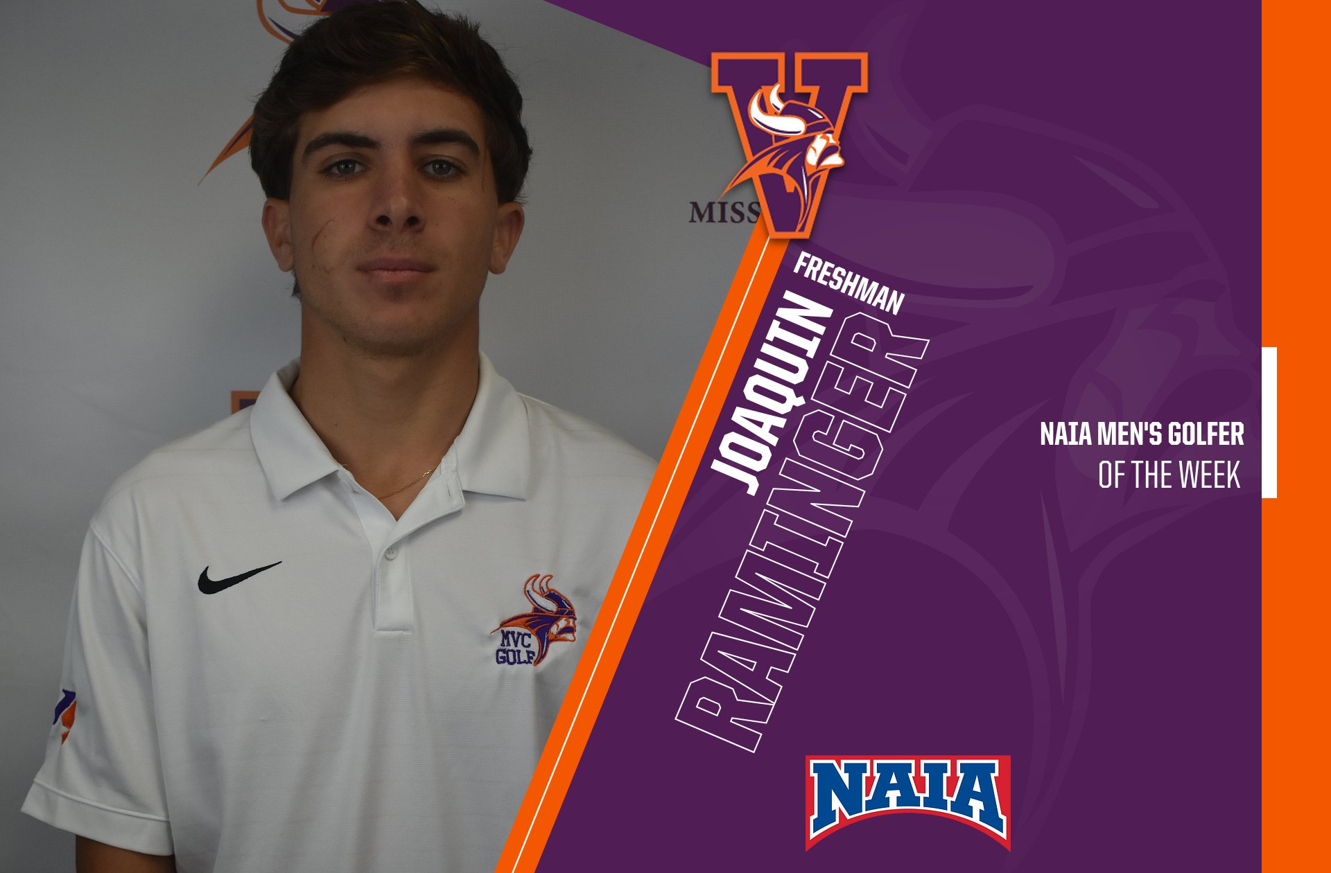 Men's Golf Student-Athlete Earns National Award From NAIA