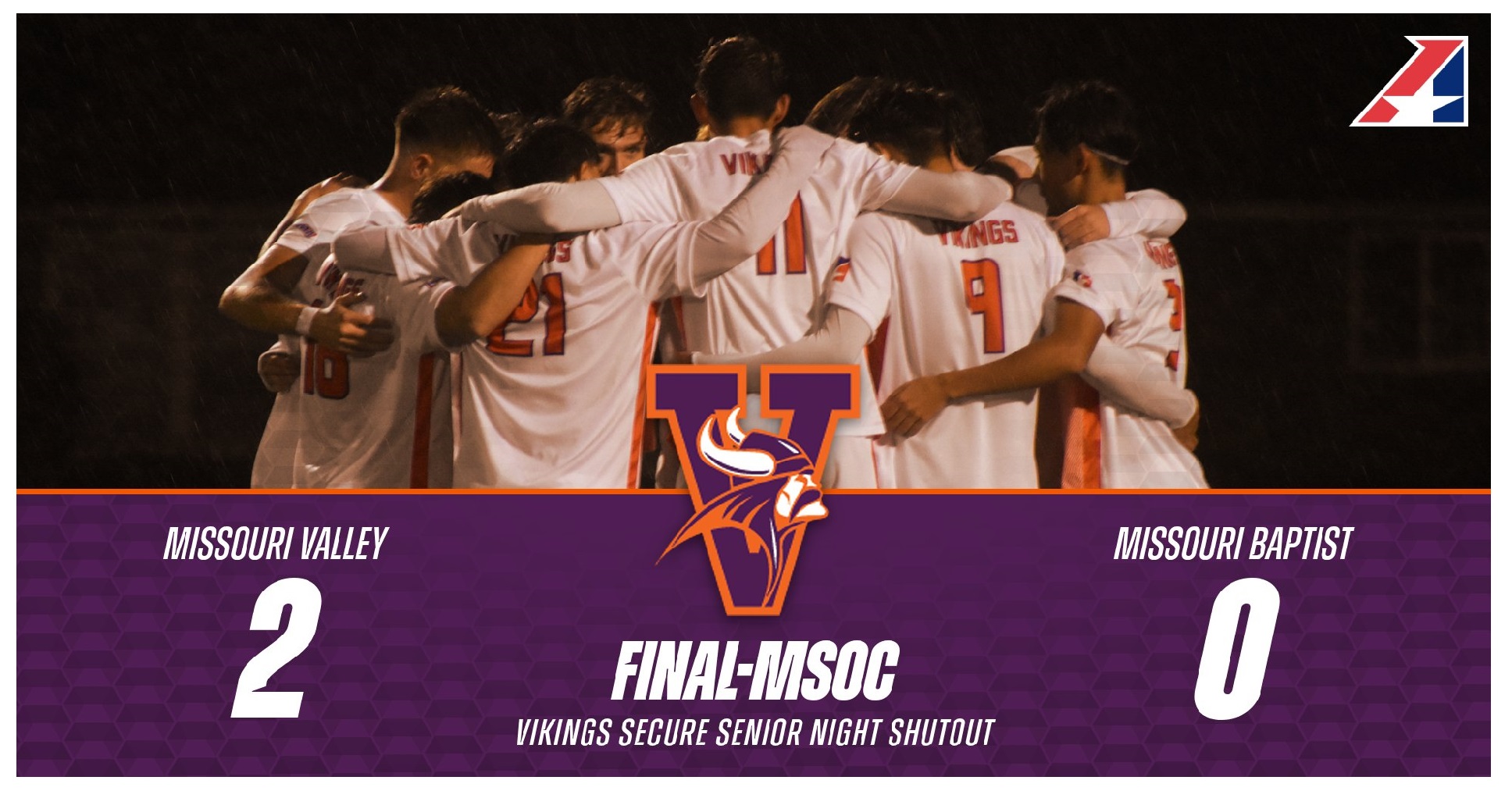 Men's Soccer Secures Shutout Win Over Missouri Baptist on Senior Night