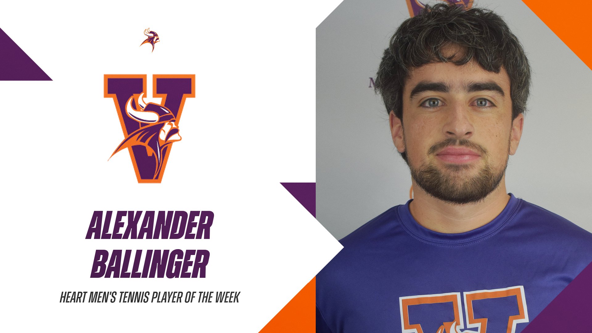 Men's Tennis Student-Athlete Earns Weekly Heart Award