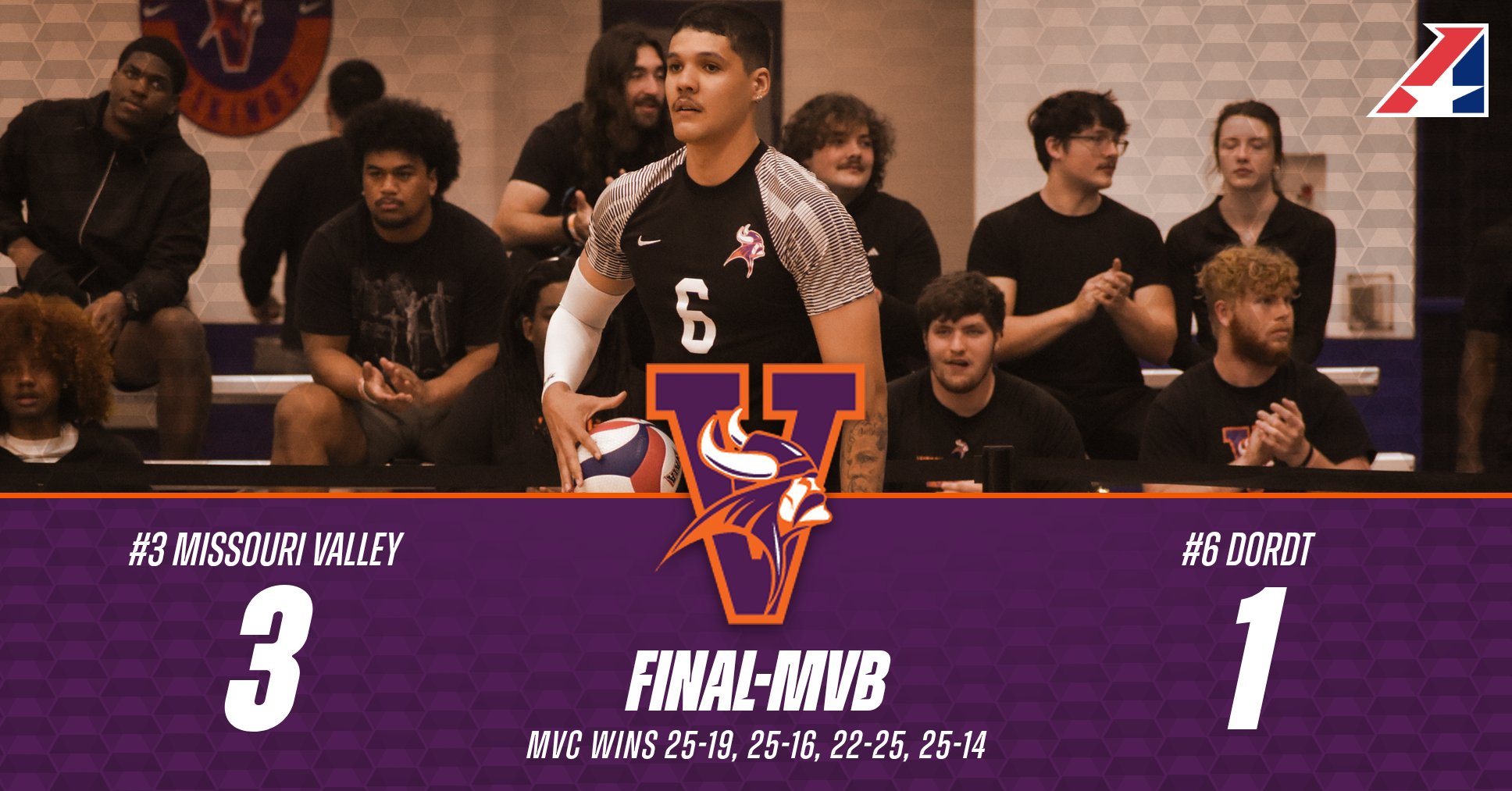 Men's Volleyball Defeats Dordt to Advance to Heart Postseason Semifinal
