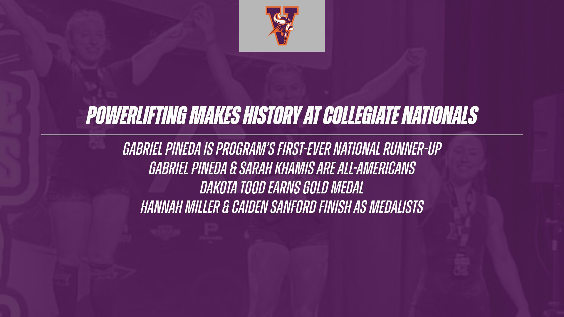 Powerlifting Makes Program History at Collegiate Nationals