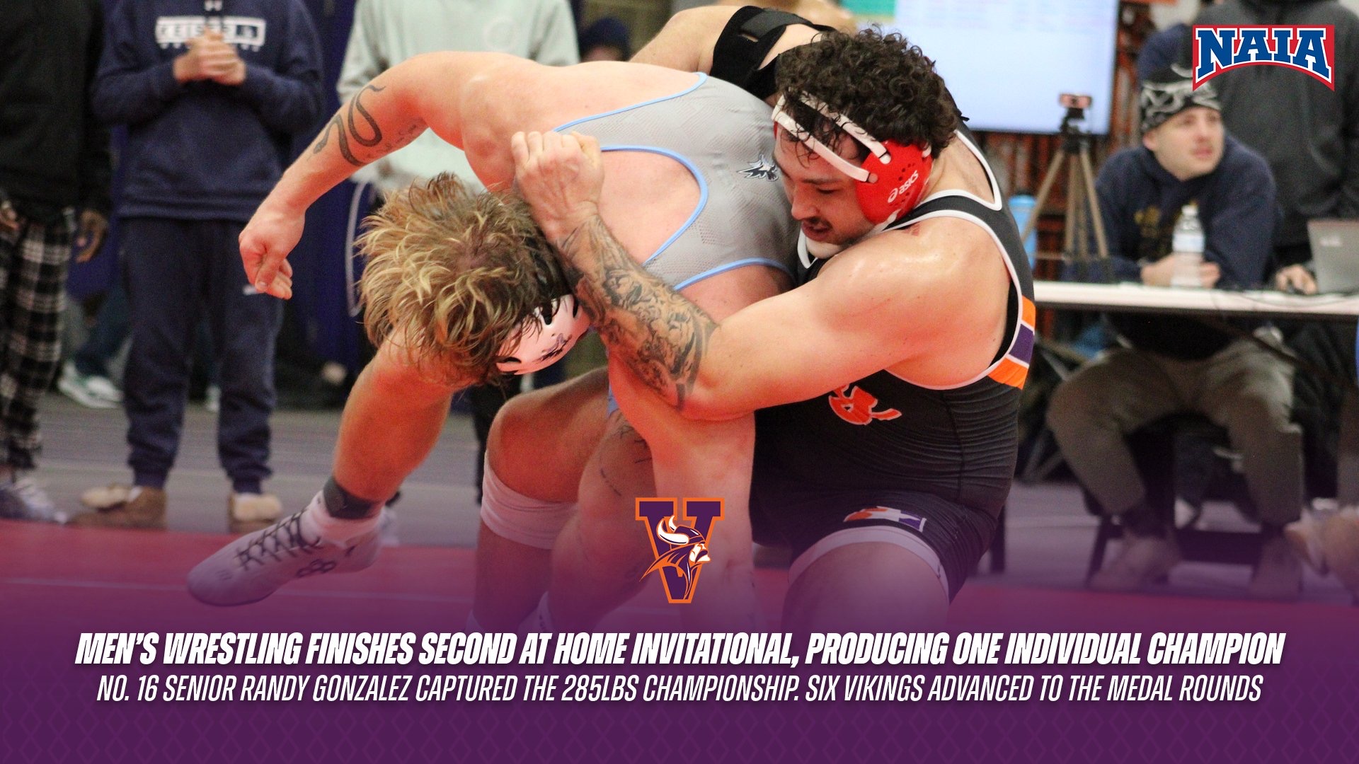 No. 13 Men's Wrestling Finishes Second at Home Invitational, Producing One Individual Champion