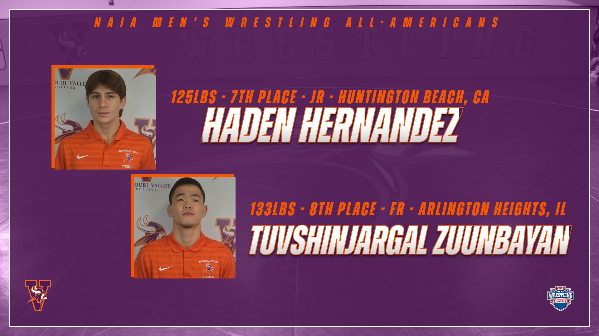 Men's Wrestling Finish Competition at National Championship Producing Two All-Americans