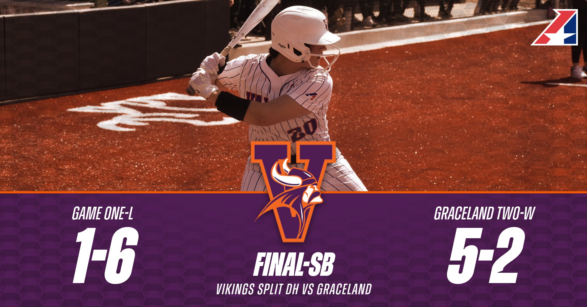 Softball Splits Home Doubleheader with Graceland on Senior Day