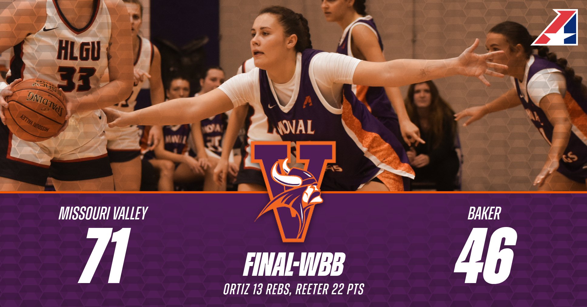 Women's Basketball Builds Big Lead in Win at Baker