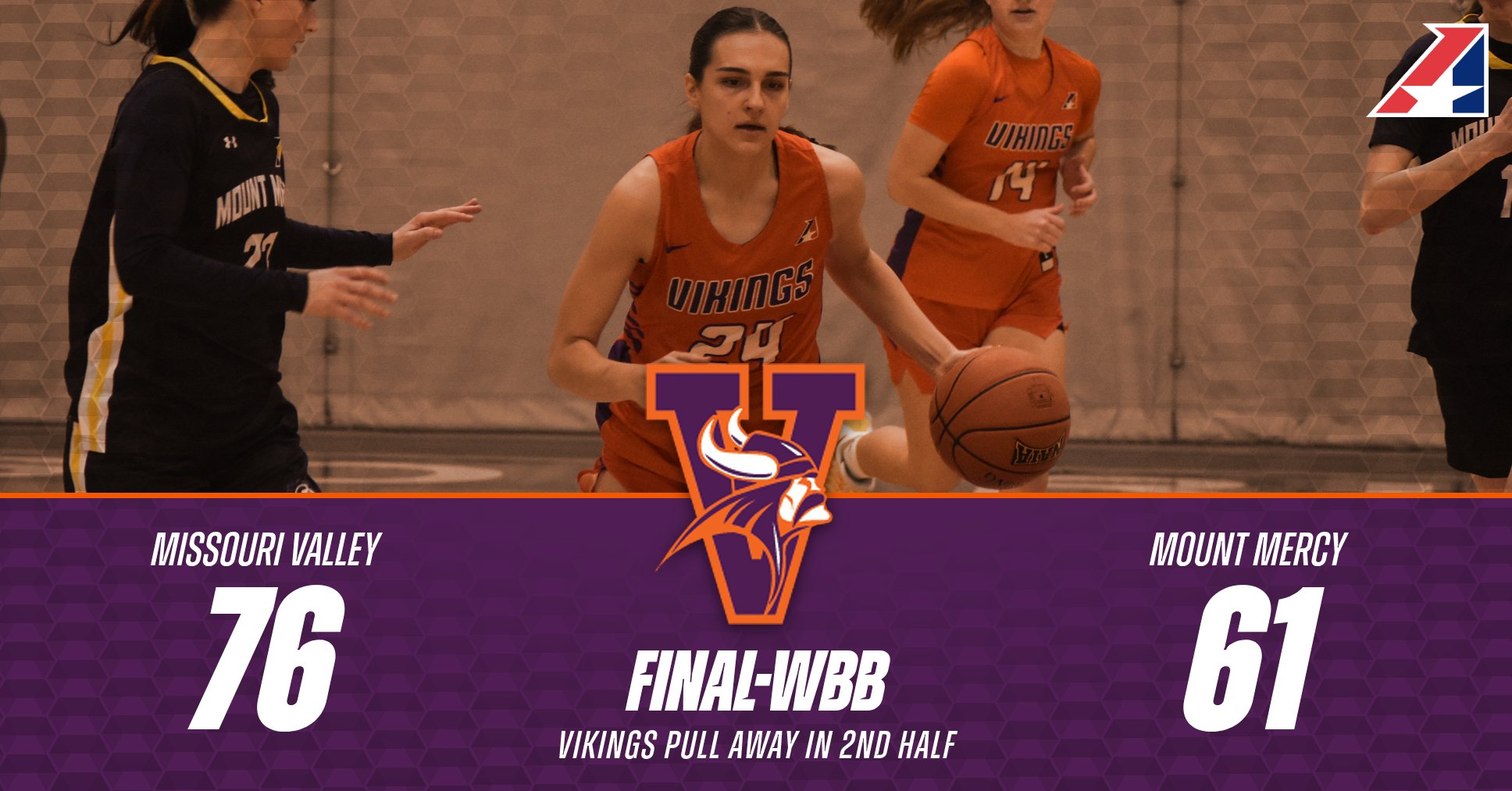 Women's Basketball Pulls Away From Mount Mercy in Home Win