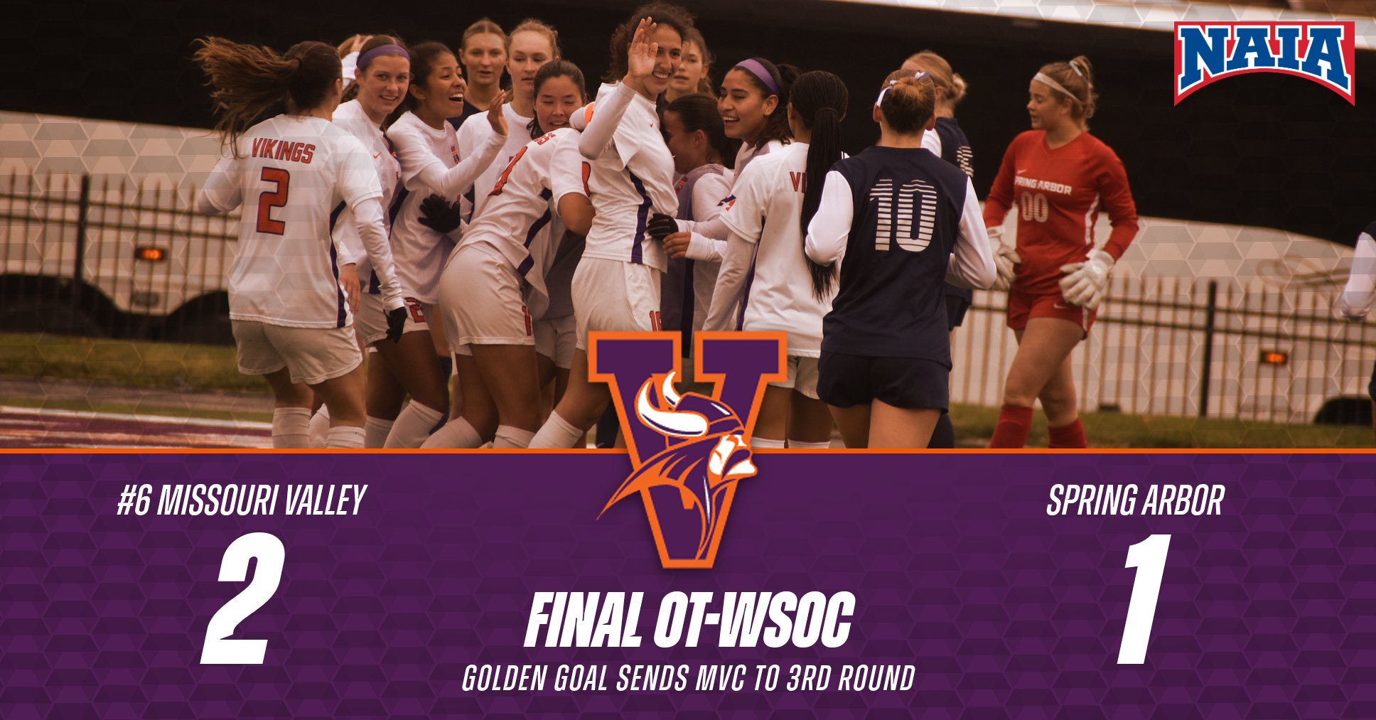 No. 6 Women's Soccer Scores Overtime Winner to Top Spring Arbor in National Tournament