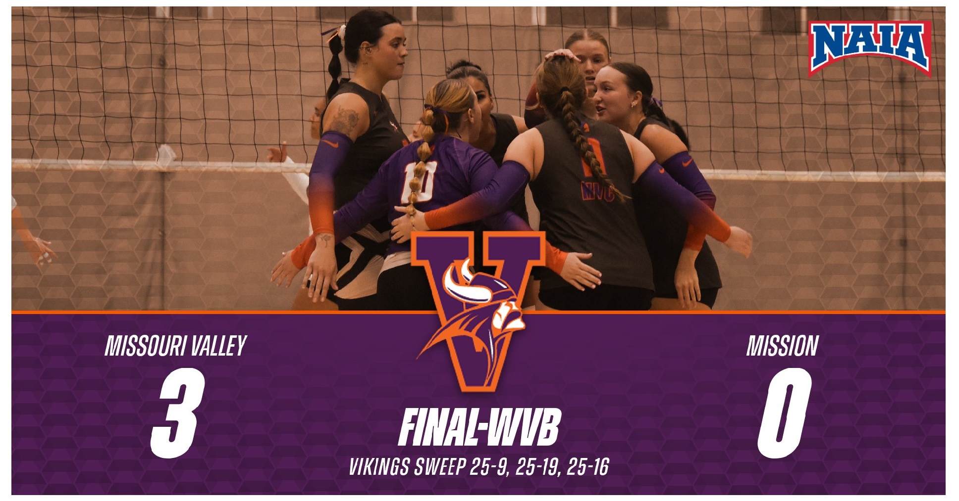 Women's Volleyball Sweeps Mission on the Road